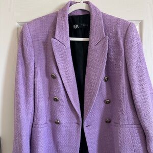 Women's Zara Purple Blazer